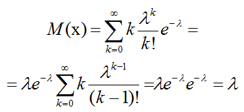 Математическое ожидание формула