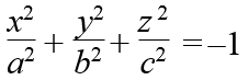 Мнимый эллипсоид уравнение