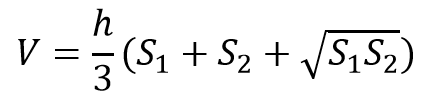 формула объема