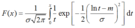 формула функции распределения
