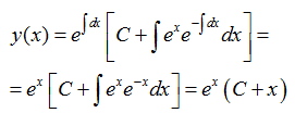 уравнение дифференциальное пример с решением
