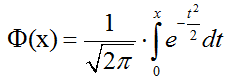 Функция Лапласа формула