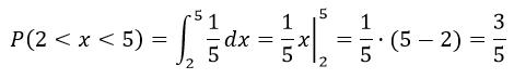 найти вероятность равномерное распределение пример