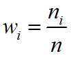 Формула относительной частоты статистика