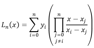 формула лагранжа интерполяция