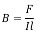 Формула магнитной индукции