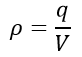 Объемная плотность заряда формула