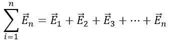 Принцип суперпозиции полей формула