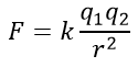 Закон Кулона формула