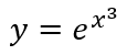 дифференциальное уравнение e в степени x^3
