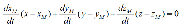 Уравнение нормальной плоскости к кривой формула