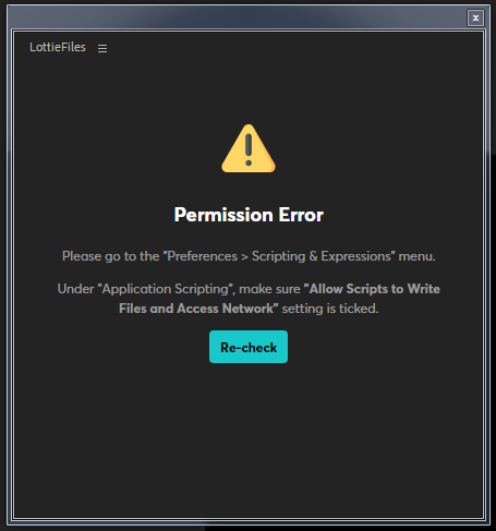 Permission Error