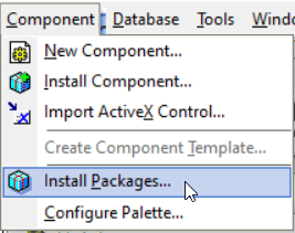 Install Packages delphi 7