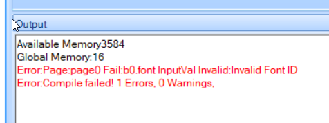 page0 Fail b0 font InputVal Invalid Invalid Font ID