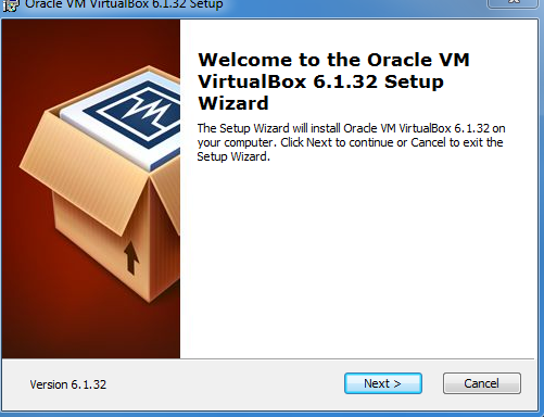 Oracle VM VirtualBox 6.1.32 Setup
